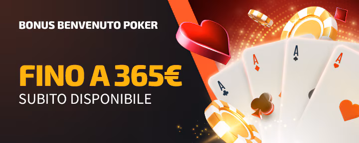 Bonus Benvenuto Poker